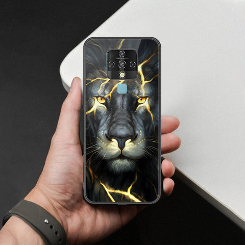 Tecno Camon 16 Cover - Brave Series - HQ Ultra Shine Premium Infinity Glass Soft Silicon Borders Case