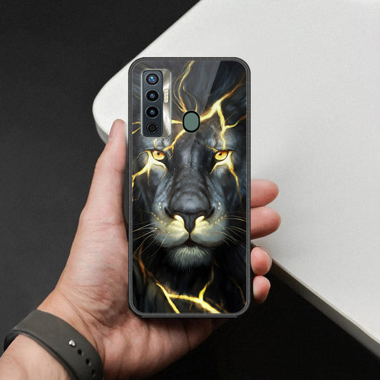 Tecno Camon 17 Cover - Brave Series - HQ Ultra Shine Premium Infinity Glass Soft Silicon Borders Case