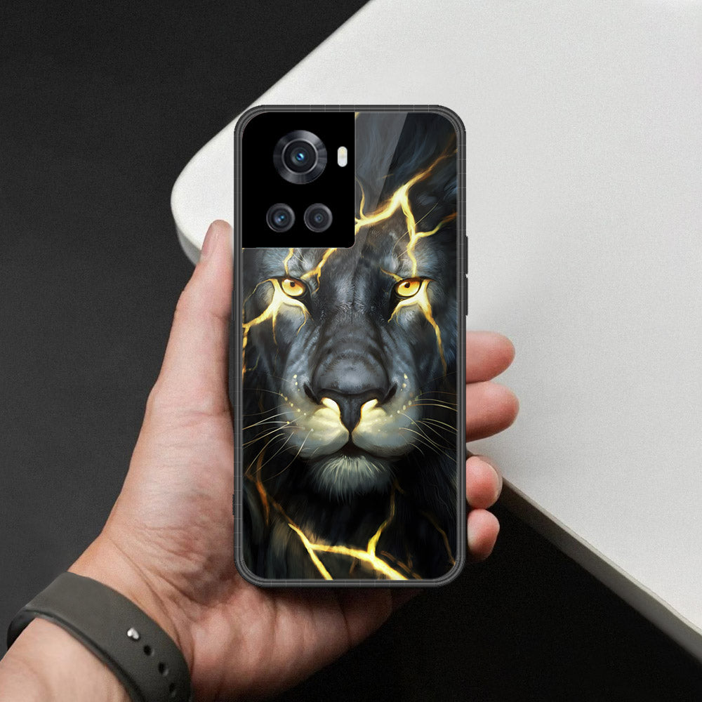 OnePlus 10R Cover - Brave Series - HQ Ultra Shine Premium Infinity Glass Soft Silicon Borders Case