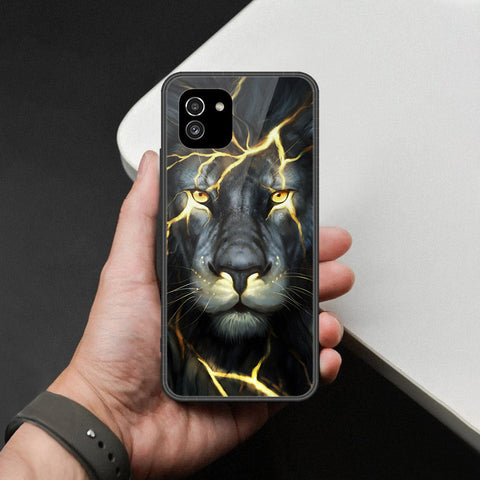 Samsung Galaxy A03 Cover - Brave Series - HQ Ultra Shine Premium Infinity Glass Soft Silicon Borders Case