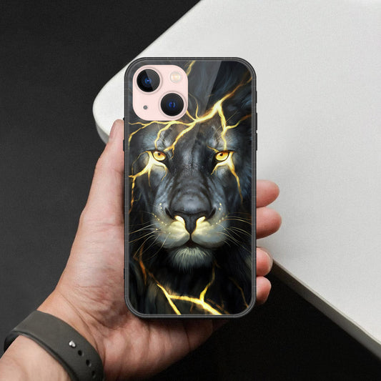 iPhone 14 Pro Cover - Brave Series - HQ Ultra Shine Premium Infinity Glass Soft Silicon Borders Case