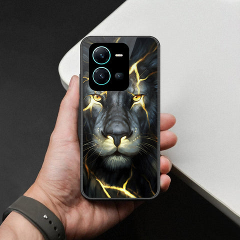 Vivo V25 5G Cover - Brave Series - HQ Ultra Shine Premium Infinity Glass Soft Silicon Borders Case