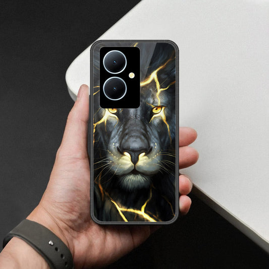 Vivo Y78 Plus Cover - Brave Series - HQ Ultra Shine Premium Infinity Glass Soft Silicon Borders Case