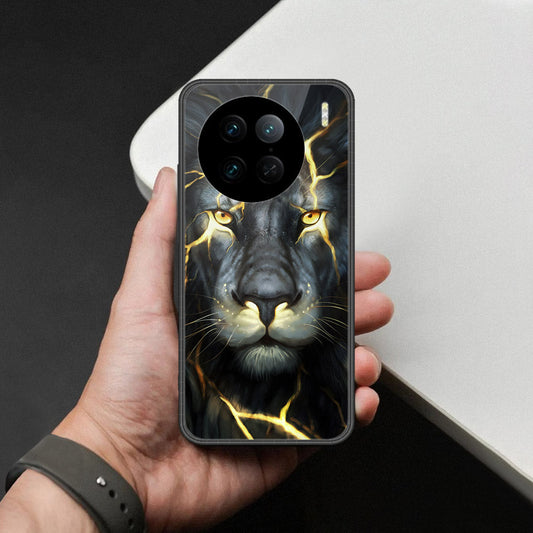 Vivo X90 Pro Cover - Brave Series - HQ Ultra Shine Premium Infinity Glass Soft Silicon Borders Case