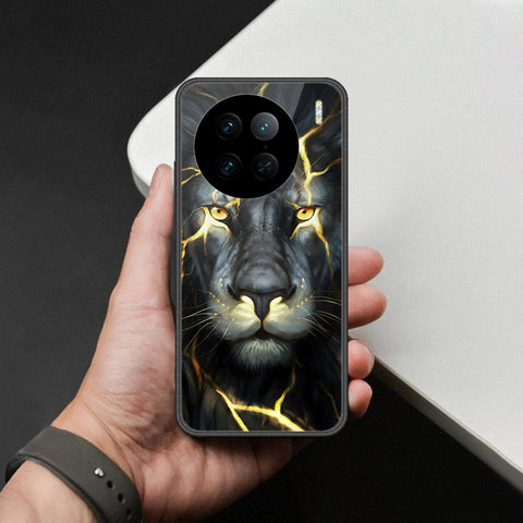 Vivo X90 Pro Cover - Brave Series - HQ Ultra Shine Premium Infinity Glass Soft Silicon Borders Case