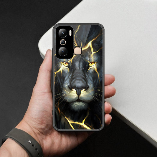 Infinix Hot 20i Cover - Brave Series - HQ Ultra Shine Premium Infinity Glass Soft Silicon Borders Case