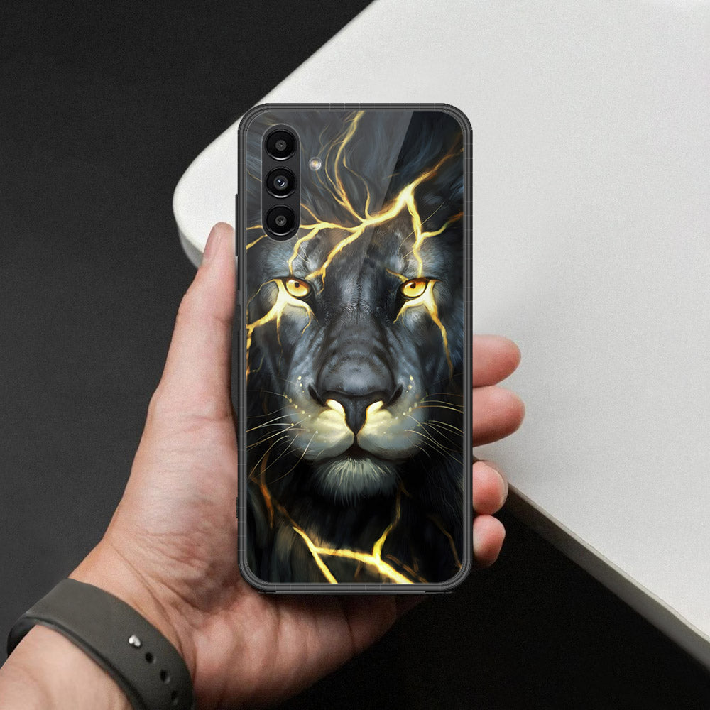Samsung Galaxy A13 Cover - Brave Series - HQ Ultra Shine Premium Infinity Glass Soft Silicon Borders Case