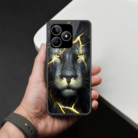 Realme C53 Cover - Brave Series - HQ Ultra Shine Premium Infinity Glass Soft Silicon Borders Case