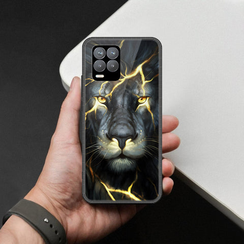 Realme 8 Cover - Brave Series - HQ Ultra Shine Premium Infinity Glass Soft Silicon Borders Case