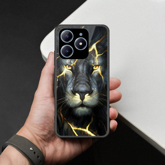 Realme C61 Cover - Brave Series - HQ Ultra Shine Premium Infinity Glass Soft Silicon Borders Case