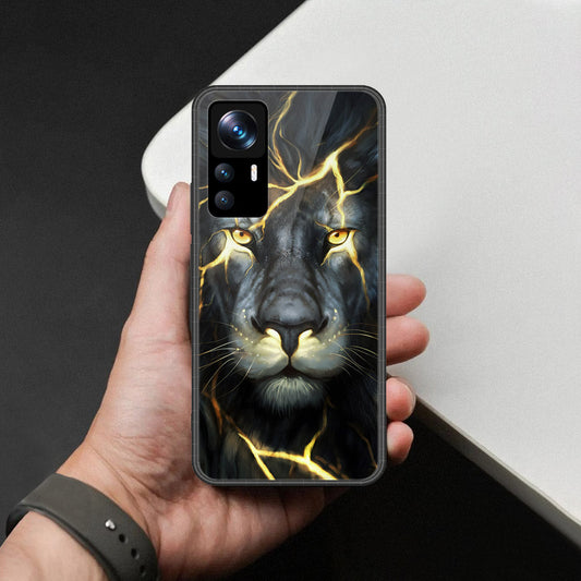 Xiaomi 12T Pro Cover - Brave Series - HQ Ultra Shine Premium Infinity Glass Soft Silicon Borders Case