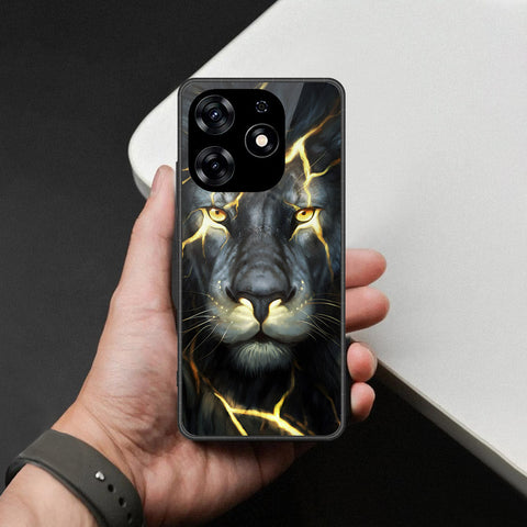 Tecno Spark 10 Pro Cover - Brave Series - HQ Ultra Shine Premium Infinity Glass Soft Silicon Borders Case
