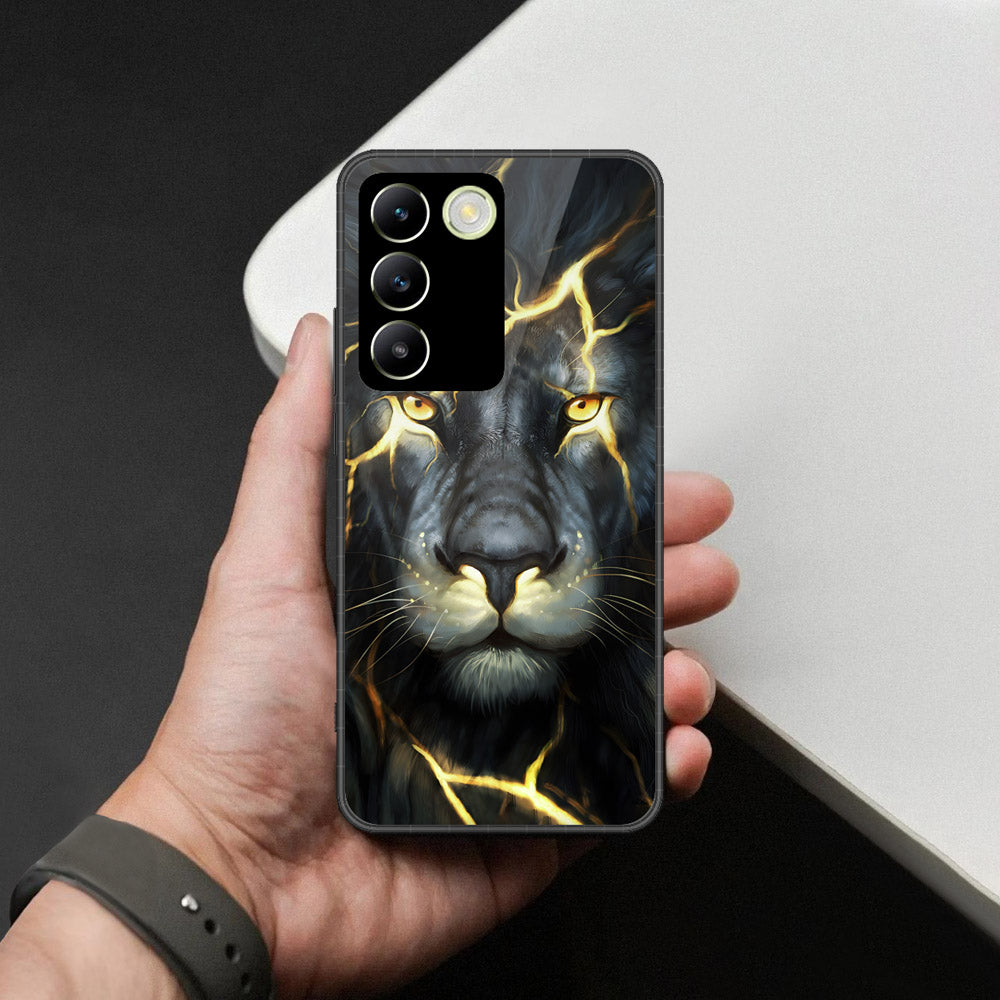 Vivo Y100 4G Cover - Brave Series - HQ Ultra Shine Premium Infinity Glass Soft Silicon Borders Case