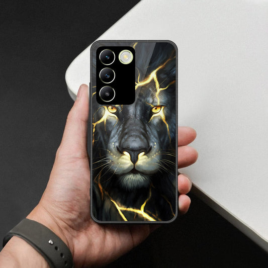 Vivo Y100 4G Cover - Brave Series - HQ Ultra Shine Premium Infinity Glass Soft Silicon Borders Case