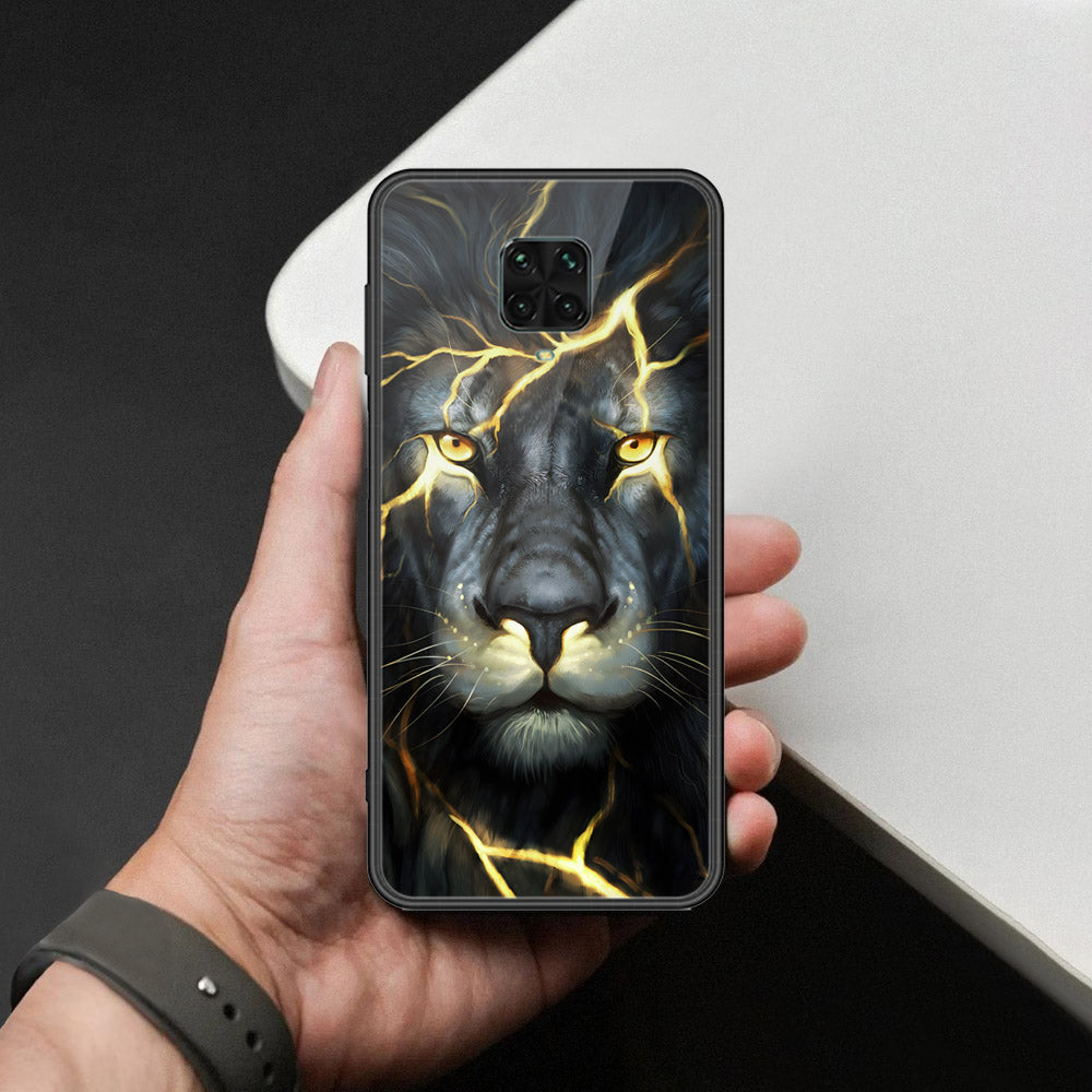 Xiaomi Redmi Note 9S Cover - Brave Series - HQ Ultra Shine Premium Infinity Glass Soft Silicon Borders Case