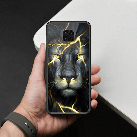 Xiaomi Redmi Note 9S Cover - Brave Series - HQ Ultra Shine Premium Infinity Glass Soft Silicon Borders Case