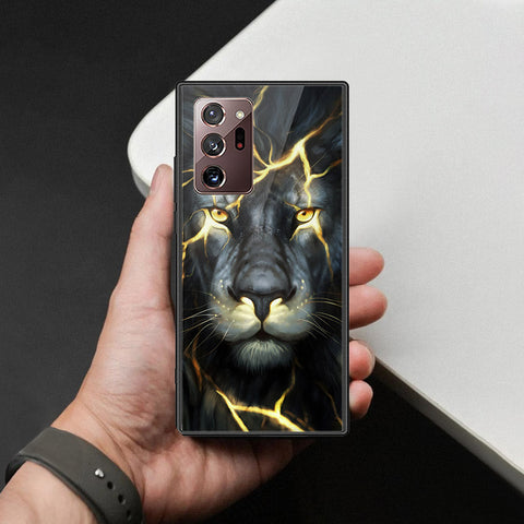 Samsung Galaxy Note 20 Ultra Cover - Brave Series - HQ Ultra Shine Premium Infinity Glass Soft Silicon Borders Case