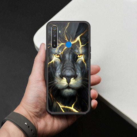 Realme 5i Cover - Brave Series - HQ Ultra Shine Premium Infinity Glass Soft Silicon Borders Case