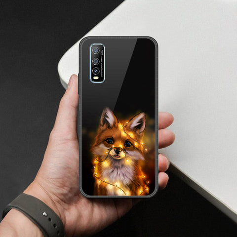 Vivo Y70s Cover - Brave Series - HQ Ultra Shine Premium Infinity Glass Soft Silicon Borders Case