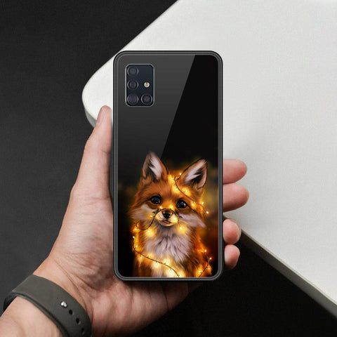 Samsung Galaxy A51 Cover - Brave Series - HQ Ultra Shine Premium Infinity Glass Soft Silicon Borders Case