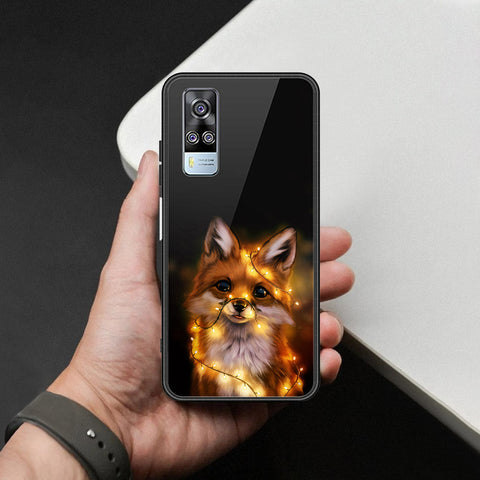 Vivo Y51 (2020 December) Cover - Brave Series - HQ Ultra Shine Premium Infinity Glass Soft Silicon Borders Case