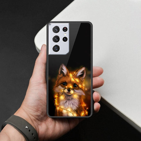 Samsung Galaxy S21 Ultra 5G Cover - Brave Series - HQ Ultra Shine Premium Infinity Glass Soft Silicon Borders Case