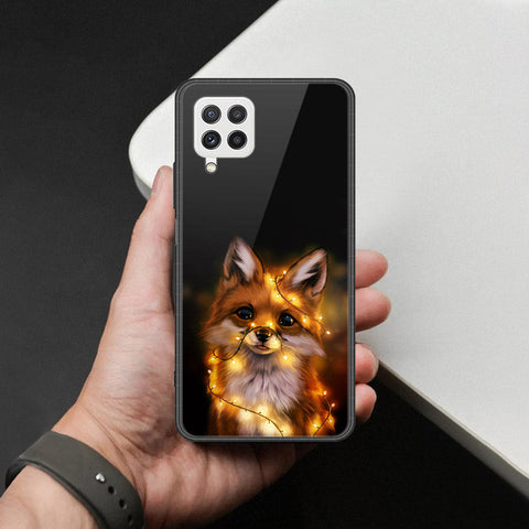 Samsung Galaxy A22 Cover - Brave Series - HQ Ultra Shine Premium Infinity Glass Soft Silicon Borders Case