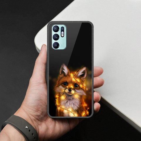 Oppo Reno 6 Cover - Brave Series - HQ Ultra Shine Premium Infinity Glass Soft Silicon Borders Case