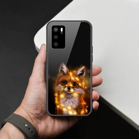 Oppo A16 Cover - Brave Series - HQ Ultra Shine Premium Infinity Glass Soft Silicon Borders Case