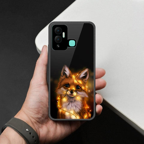 Infinix Hot 12i Cover - Brave Series - HQ Ultra Shine Premium Infinity Glass Soft Silicon Borders Case