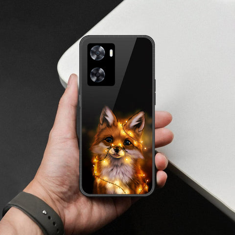 Oppo A57 4G 2022 Cover - Brave Series - HQ Ultra Shine Premium Infinity Glass Soft Silicon Borders Case