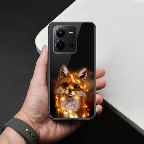 Vivo V25e Cover - Brave Series - HQ Ultra Shine Premium Infinity Glass Soft Silicon Borders Case