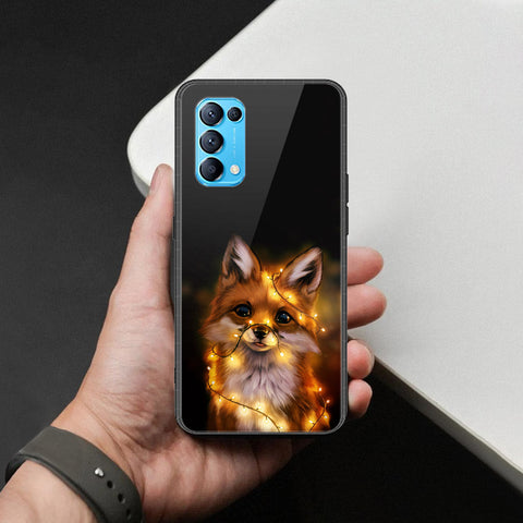 Oppo Reno 5 4G Cover - Brave Series - HQ Ultra Shine Premium Infinity Glass Soft Silicon Borders Case