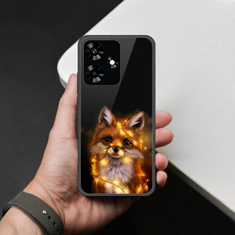 Infinix Hot 30 Cover - Brave Series - HQ Ultra Shine Premium Infinity Glass Soft Silicon Borders Case