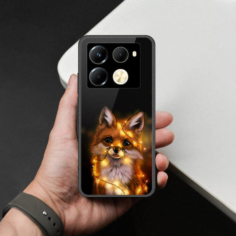 Infinix Note 40 Pro Cover - Brave Series - HQ Ultra Shine Premium Infinity Glass Soft Silicon Borders Case