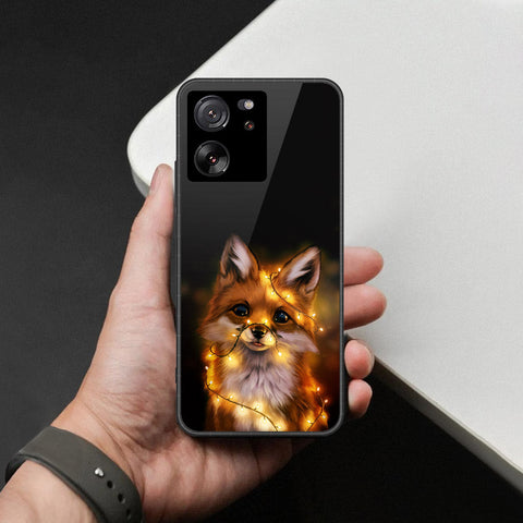 Xiaomi 13T Cover - Brave Series - HQ Ultra Shine Premium Infinity Glass Soft Silicon Borders Case