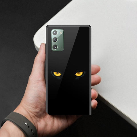 Samsung Galaxy Note 20 Cover - Brave Series - HQ Ultra Shine Premium Infinity Glass Soft Silicon Borders Case