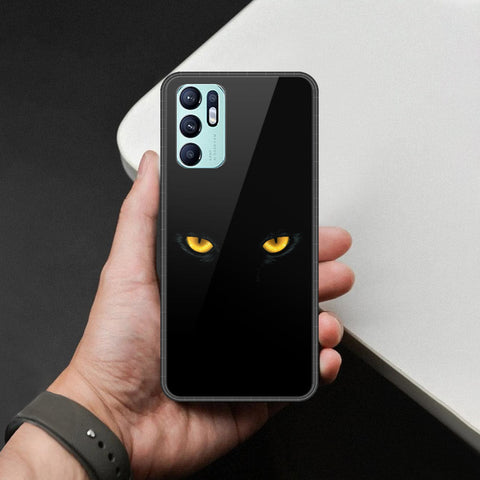 Oppo Reno 6 Cover - Brave Series - HQ Ultra Shine Premium Infinity Glass Soft Silicon Borders Case