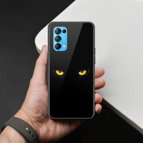 Oppo Reno 5 4G Cover - Brave Series - HQ Ultra Shine Premium Infinity Glass Soft Silicon Borders Case