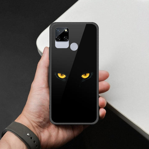 Realme C12 Cover - Brave Series - HQ Ultra Shine Premium Infinity Glass Soft Silicon Borders Case