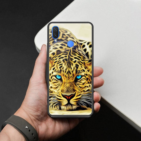 Huawei Y9 2019 Cover - Brave Series - HQ Ultra Shine Premium Infinity Glass Soft Silicon Borders Case