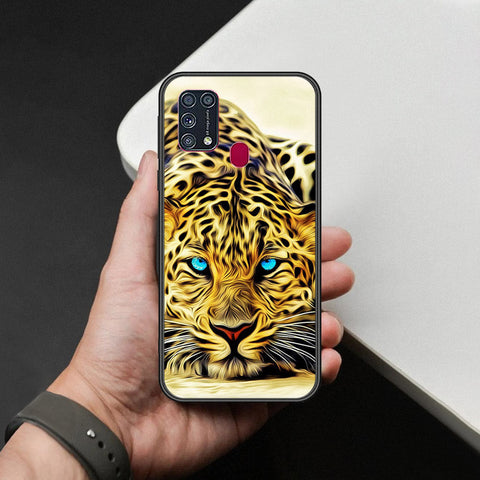 Samsung Galaxy M31 Cover - Brave Series - HQ Ultra Shine Premium Infinity Glass Soft Silicon Borders Case