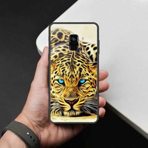 Samsung Galaxy A8 2018 Cover - Brave Series - HQ Ultra Shine Premium Infinity Glass Soft Silicon Borders Case