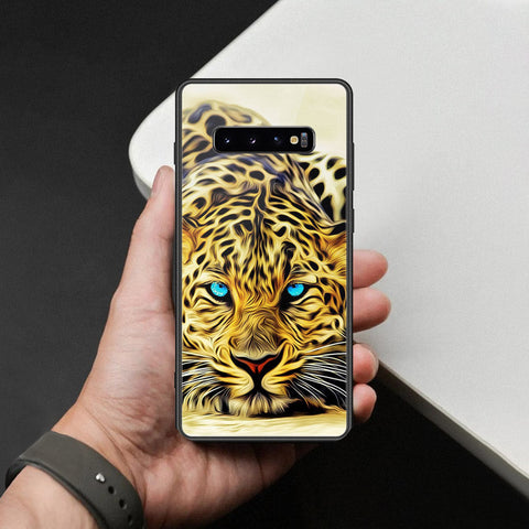 Samsung Galaxy S10 Plus Cover - Brave Series - HQ Ultra Shine Premium Infinity Glass Soft Silicon Borders Case