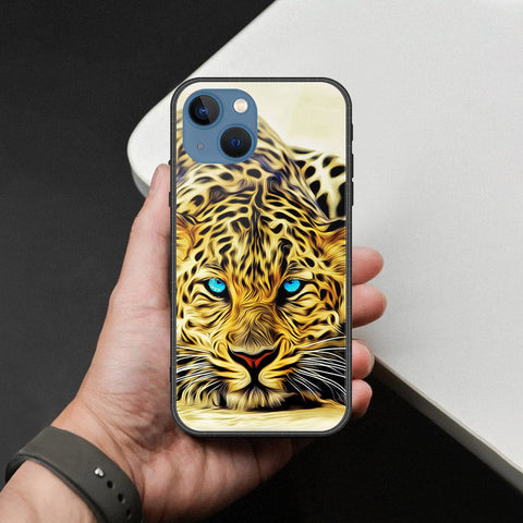 iPhone 13 Cover - Brave Series - HQ Ultra Shine Premium Infinity Glass Soft Silicon Borders Case