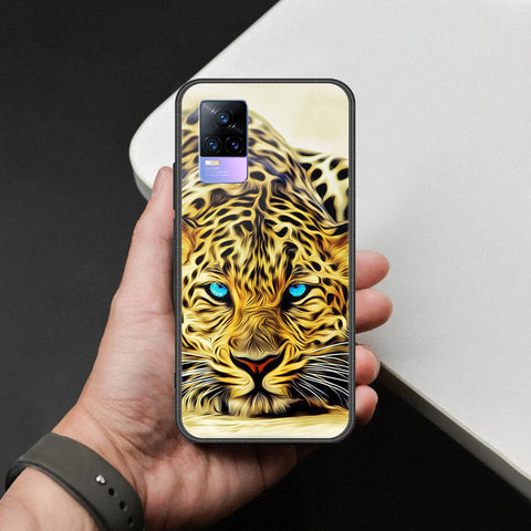 Vivo V21e Cover - Brave Series - HQ Ultra Shine Premium Infinity Glass Soft Silicon Borders Case