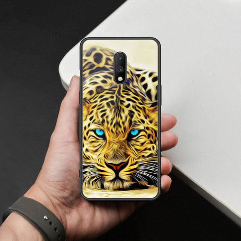 OnePlus 7 Cover - Brave Series - HQ Ultra Shine Premium Infinity Glass Soft Silicon Borders Case