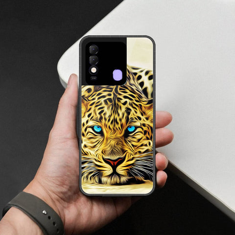 Tecno Spark 8 Cover - Brave Series - HQ Ultra Shine Premium Infinity Glass Soft Silicon Borders Case