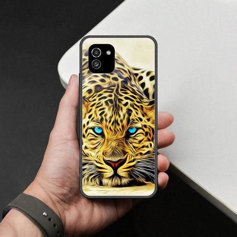 Samsung Galaxy A03 Cover - Brave Series - HQ Ultra Shine Premium Infinity Glass Soft Silicon Borders Case