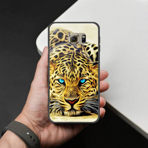 Samsung Galaxy S6 Cover - Brave Series - HQ Ultra Shine Premium Infinity Glass Soft Silicon Borders Case